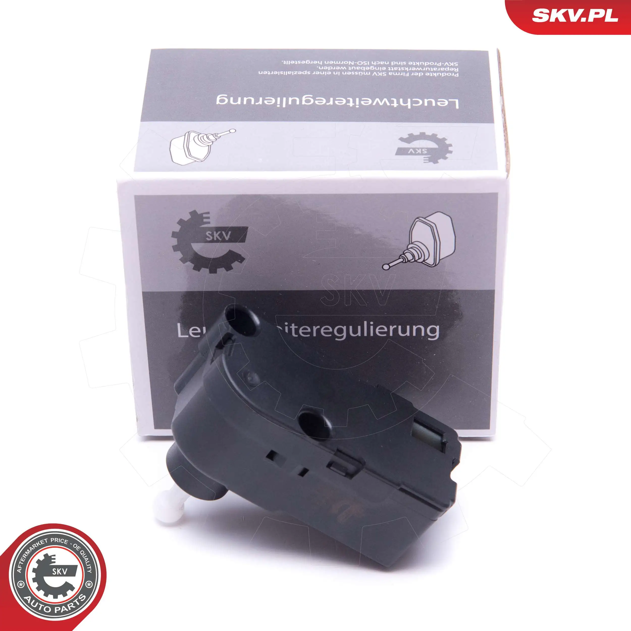 Actuator, headlight levelling